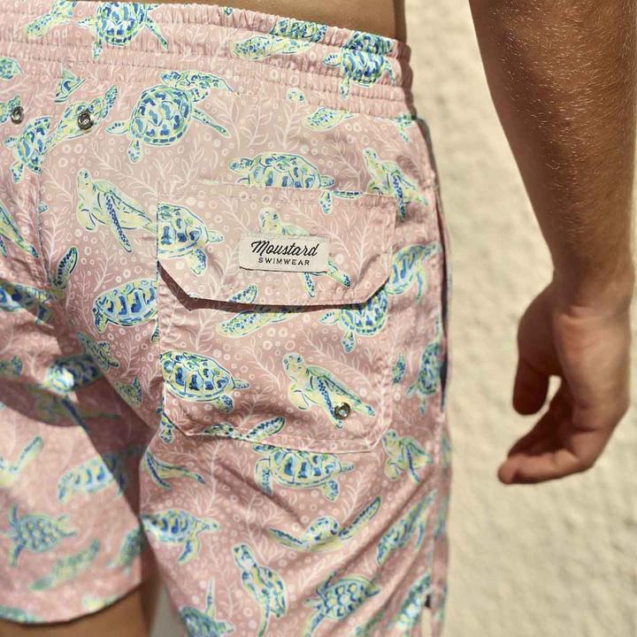 Actual product image Moustard Sea Turtles Swimshorts (L)