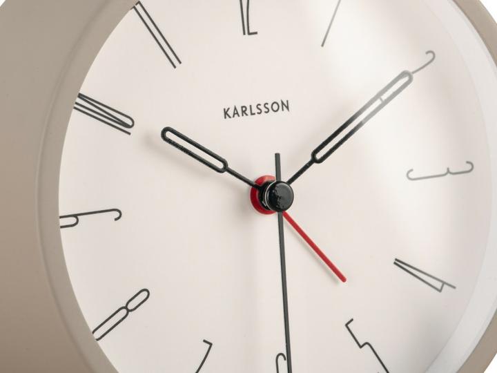 Image du produit Karlsson Réveil classique Belle Numbers 11 cm, Gris, Fonctions