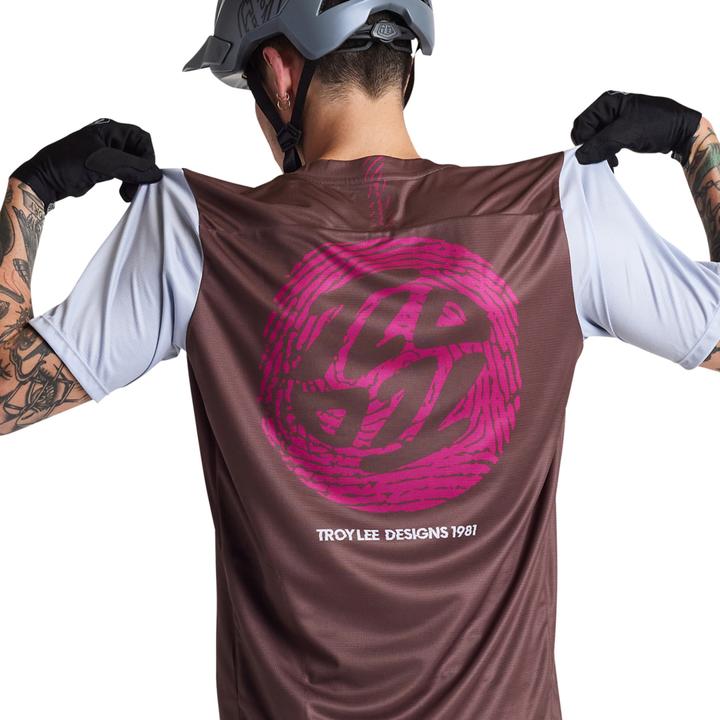 Actual product image Troy Lee Designs Flowline SS Jersey - Flipped (L)