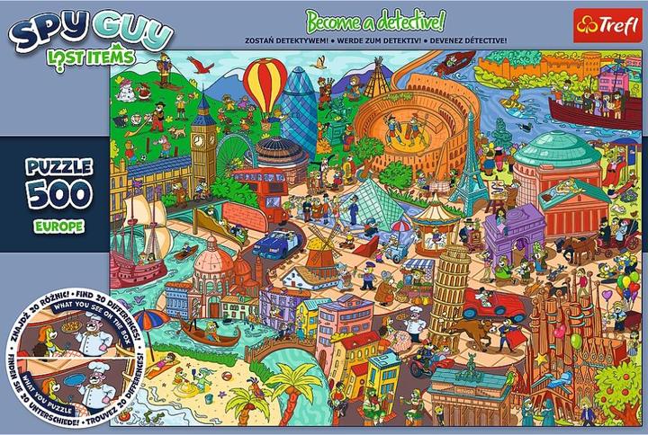 Actual product image Trefl Puzzle 500 - Spy Guy Europe (500 pieces)