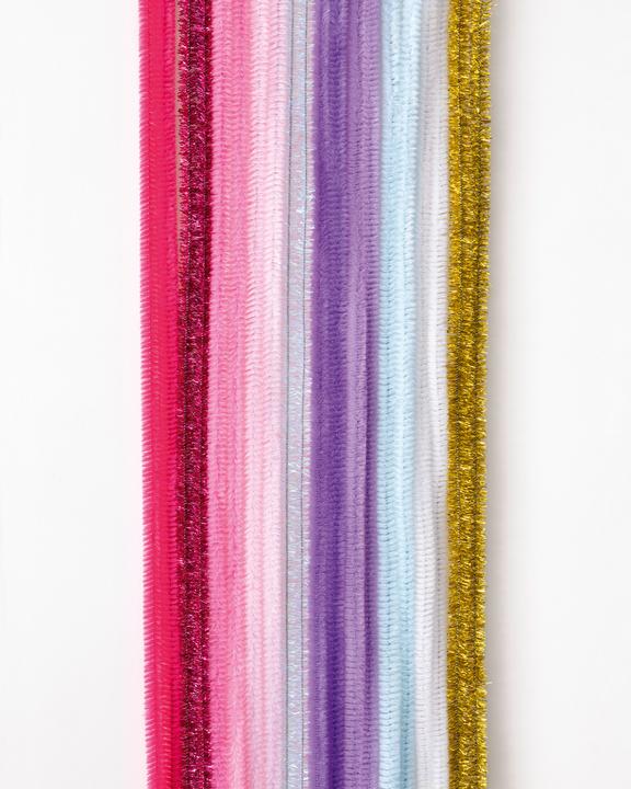 Actual product image Folia Pipe cleaner multicoloured chenille wire Unicorn Ø 8,0 mm 10 pcs. (0.50 m)