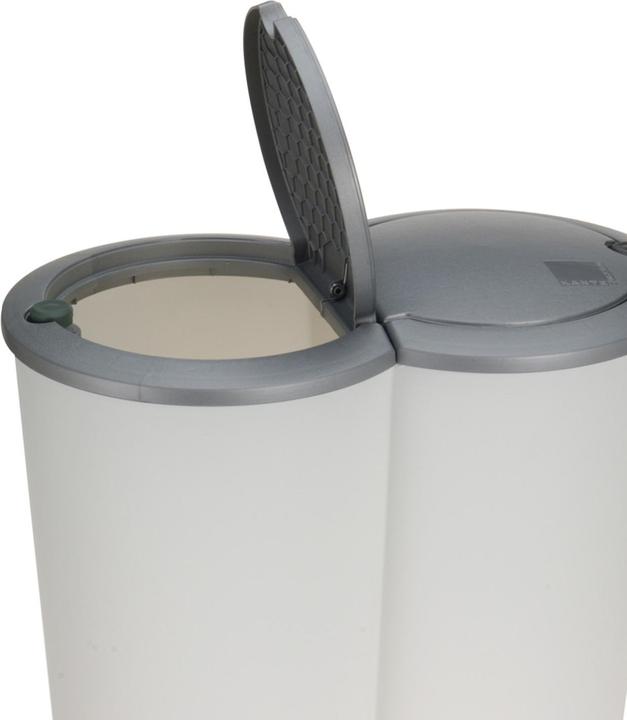 Productafbeelding Mojawo Duo Afvalemmer Afvalscheidingsdeksel 2x 25 liter (25 l)