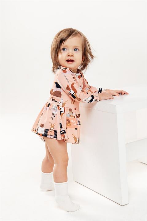 Image du produit Hebe Robe de corps avec imprimé ville (80)