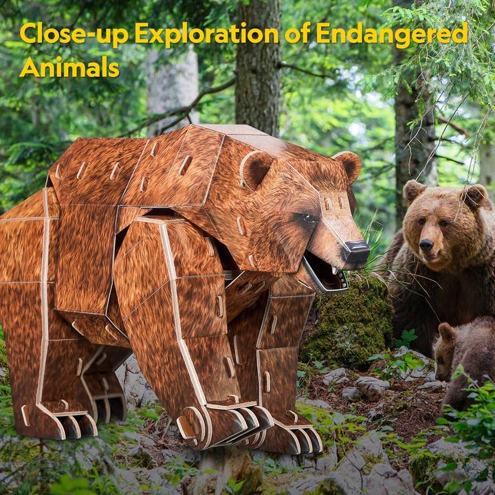 Actual product image Cubicfun 3D Puzzle Braunbär 3D Puzzle 88 Teile (88 pieces)