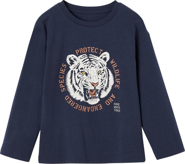 Produktbild Vertbaudet Jungen Shirt mit Tigermotiv und Recycling-Baumwolle (86)