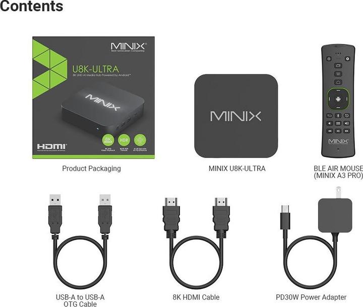 Actual product image Minix U8K-Ultra (128 GB, Android 11)