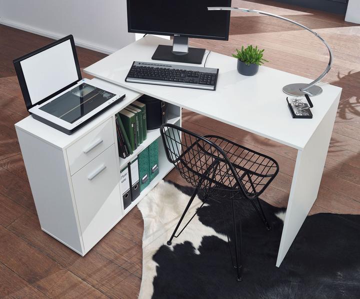 Image du produit Wohnling Bureau d'angle (120 x 107 x 75 cm)