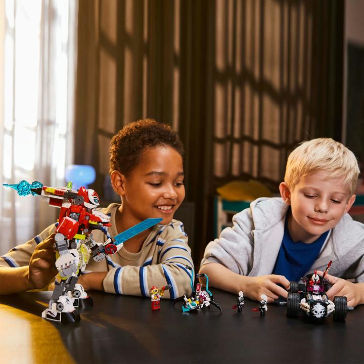 Image du produit LEGO Coopers Tiger-Mech und Zeros Hot Rod Auto (71497, LEGO Dreamzzz)
