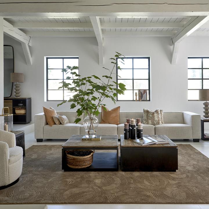 Produktbild Rivièra Maison Delfina Rug, 390x280 cm, taupe (390 x 280 cm)