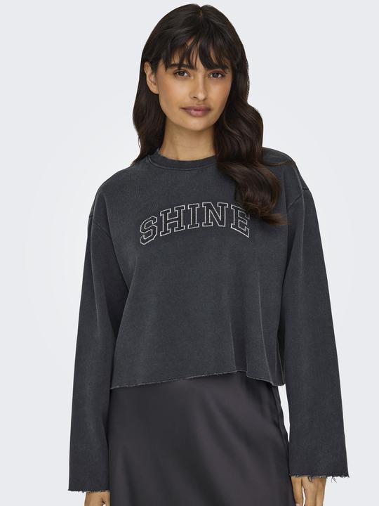 Actual product image Only Regular fit round neck sweatshirt Sweatshirt (XL)