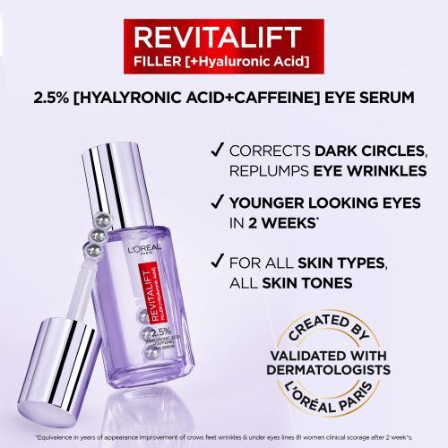 Produktbild L'Oréal Paris Revitalift Filler HA 2,5% (Serum, 20 ml, Tag + Nacht)