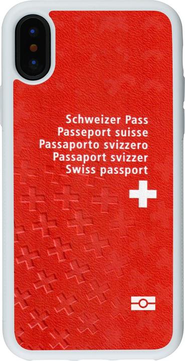 Actual product image PhoneLook Cover Silicone white Swiss Passport (Apple iPhone XS, Apple iPhone X)