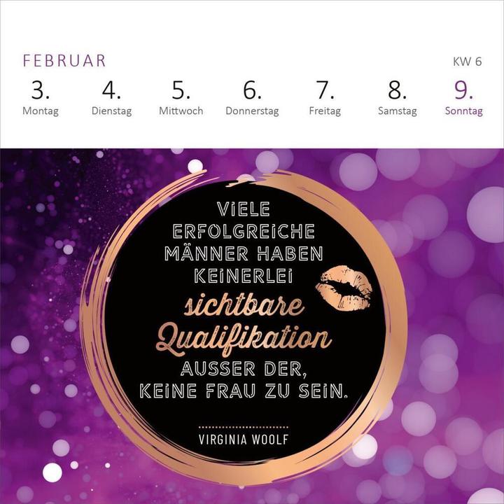 Produktbild Mini-Wochenkalender Für freche Frauen 2025 (Deutsch)