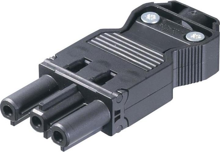 Produktbild 92.931.3053.0 GST18/3 Buchse Anschluss Schraube, flach weiss
