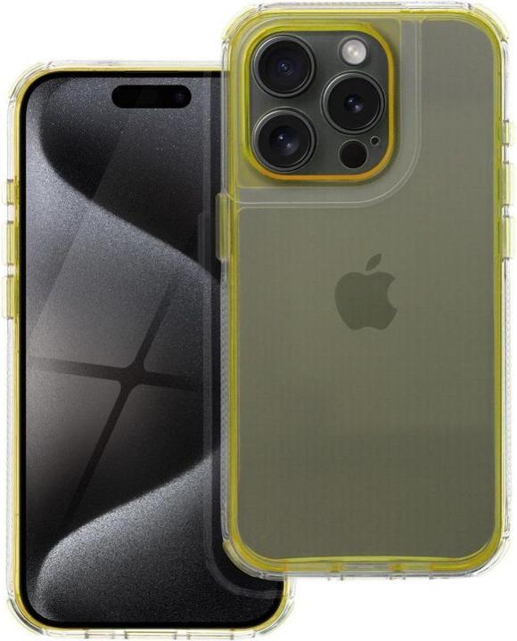 Immagine prodotto OEM Back panel cover MATRIX CLEAR Case for IPHONE 16 Pro yellow (Apple iPhone 16 Pro)