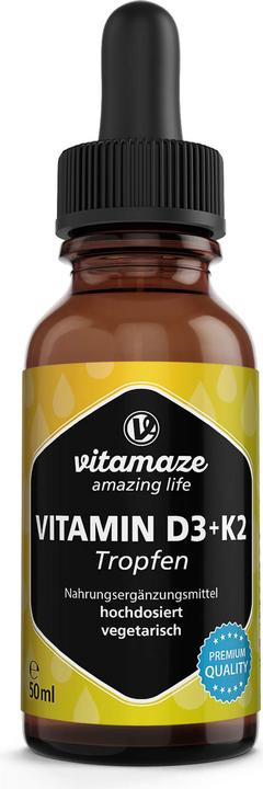 Immagine prodotto Vitamaze Vitamin D3 + K2 (1 Pezzo/i, Goccia)
