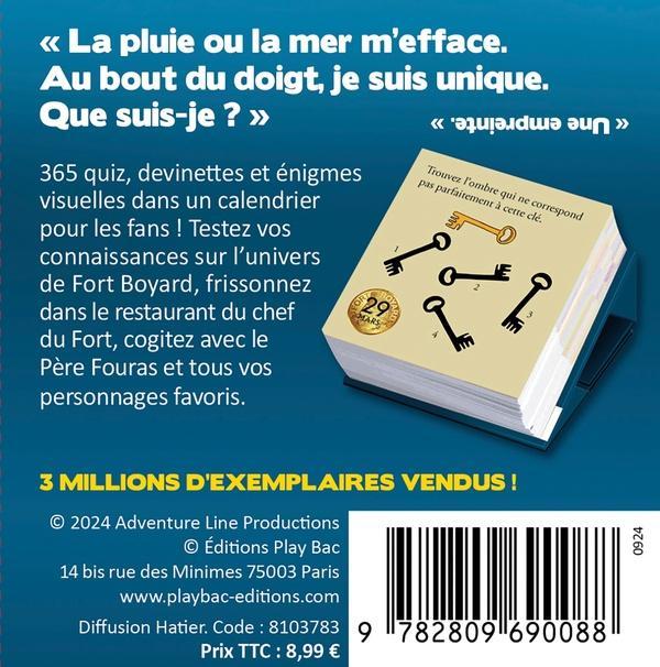 Image du produit Fort Boyard : 365 quiz et énigmes (Français)