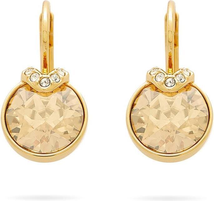 Produktbild Swarovski Bella V Drop Ohrhänger Rundschliff Gold (Swarovski Metall)