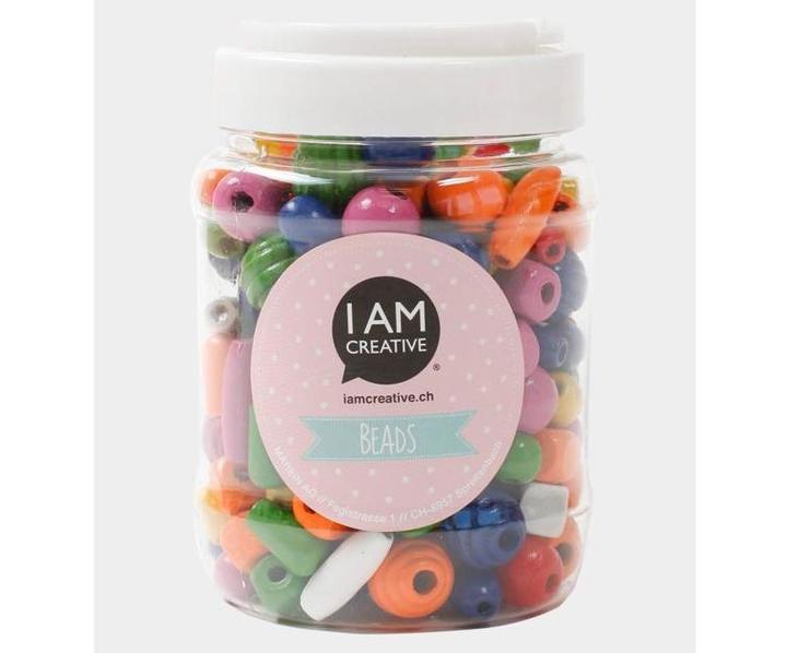 Immagine prodotto I Am Creative Perline di legno colorate