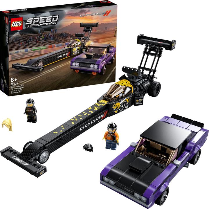 Immagine prodotto LEGO Mopar Dodge/SRT Dragster & 1970 (76904, LEGO Speed Champions)