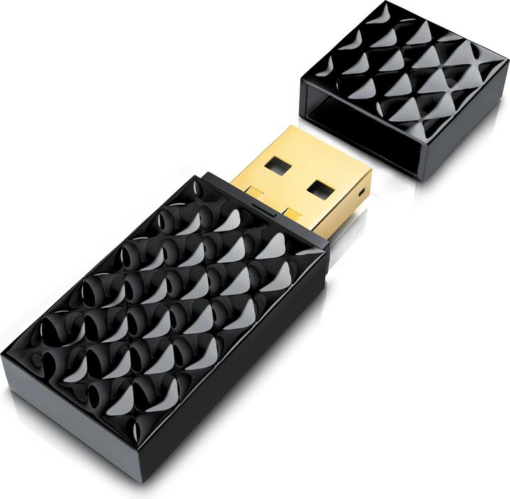 Produktbild CSL WLAN USB Adapter, AC450 WIFI Dual Band Stick, 433 MBit/s, 2,4 GHz / 5 GHz, 802.11ac, WPS, Windows 11 (USB 2.0)