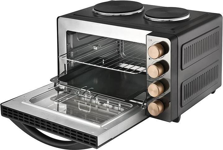 Produktbild Kalorik TKG MK 1003 Minibackofen Antihaftbeschichtung, mit Grillspiess 28l (EU-Stecker)