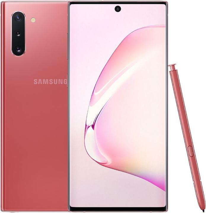 Produktbild Samsung Galaxy Note 10 (256 GB, Aura Pink, 6.30", Dual SIM, 16 Mpx, 4G)