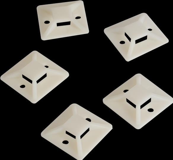 Actual product image LogiLink Cable tie mounts, self-adhesive, cable tie receptacle: (30 mm, 100 pcs.)