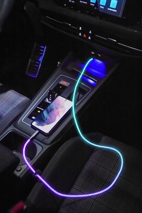 Image du produit Ansmann Câble USB-A / USB-C avec éclairage LED 100cm 1700-0158 (1 m, USB 3.0)