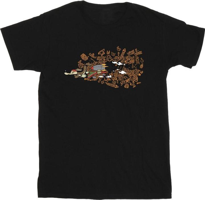 Immagine prodotto Looney Tunes ACME Doodles Wile E Coyote Maglietta Uomo (S)