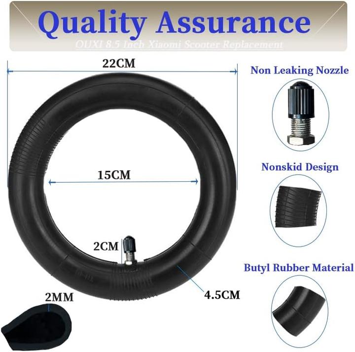 Actual product image Ouxi E-scooter spare tyres