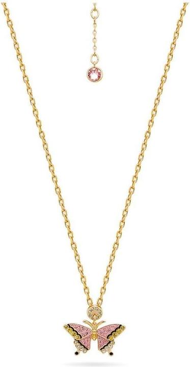 Produktbild Swarovski Idyllia Halskette Schmetterling Gold (Swarovski Metall, 46 - 51 cm)