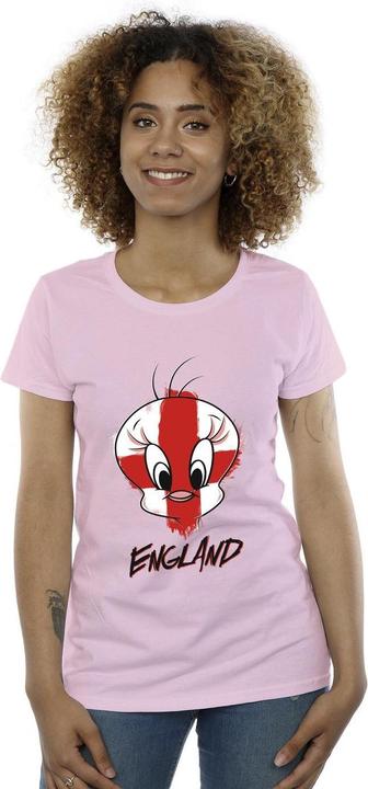 Immagine prodotto Looney Tunes Tweety England Face Maglietta Donna (XXL)