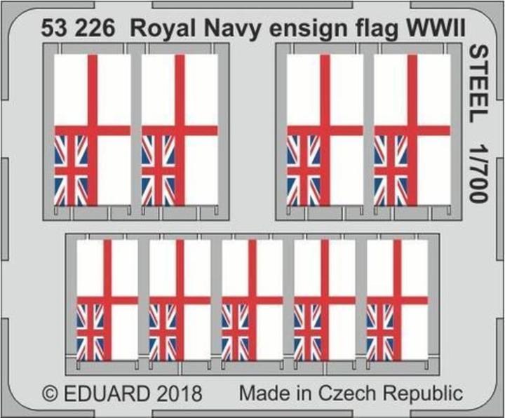 Produktbild Eduard Royal Navy ensign flag WWII STEEL