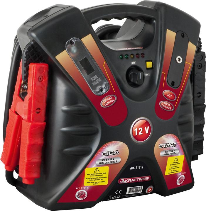 Image du produit Kraftwerk Start-Booster 12 V GigaStart 3000 (1800 A)