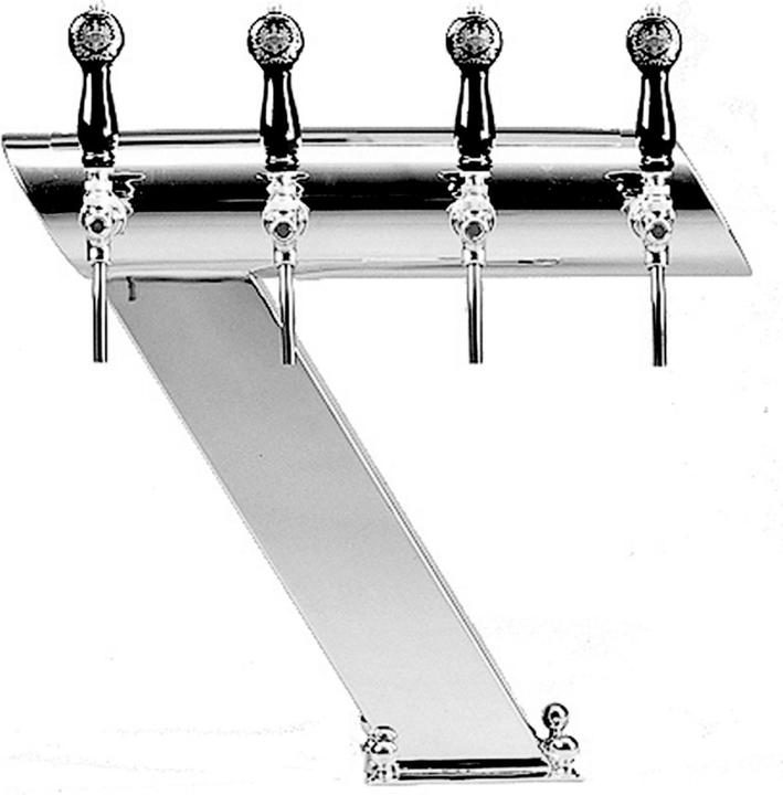 Produktbild Ich-zapfe Bierzapfsäule, Schanksäule Bier - mit Querbalken, CNS poliert