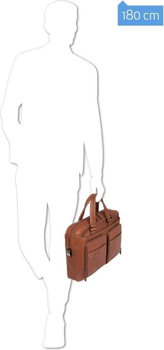Actual product image Piquadro Two Handles Briefcase (15")