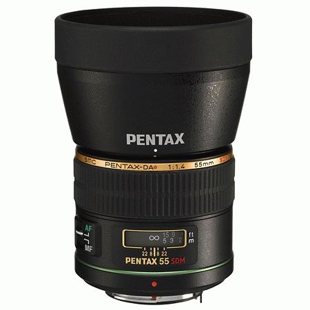 Actual product image Pentax Lens SMC-DA 55mm, f/1.4 (Pentax K, APS-C / DX)