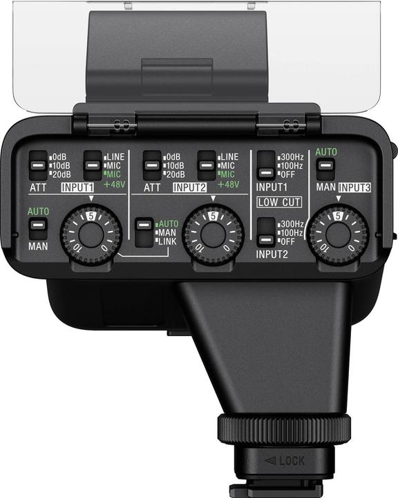Image du produit Sony XLR-K3M Kit adaptateur audio XLR numérique double canal avec microphone shotgun (Microphone spécifique à la caméra, Accessoires vidéo divers)