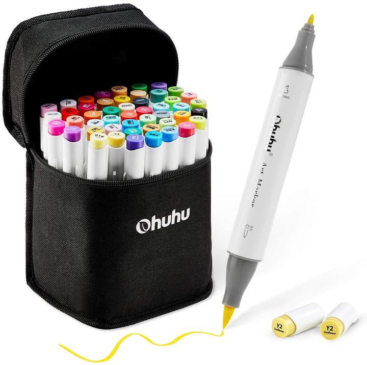 Produktbild Ohuhu Honolulu B Kunstmarker (Mehrfarbig, 48 x)