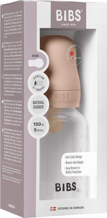 Image du produit Bibs Anti Colic bouteille Latex 150 ml Slow Flow Blush (150 ml)