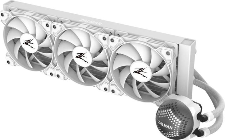 Image du produit Zalman ALPHA36 White CPU Liquid Cooler 360mm Radiator 3 x 120 mm Fan ARGB pump Dual