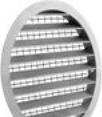 Produktbild Alnor jalousirist Ø125 - Rund galvaniseret