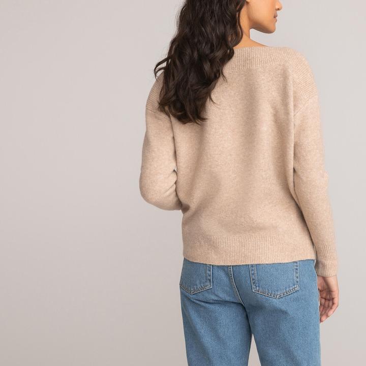 Produktbild La Redoute Collections Pullover mit U-Boot-Ausschnitt (XXL)