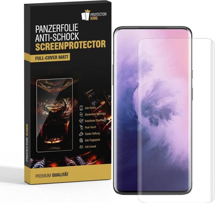 Produktbild Protectorking 6x Panzerfolie Anti-Shock matt entspiegelt (6 Stück, OnePlus 7T Pro)