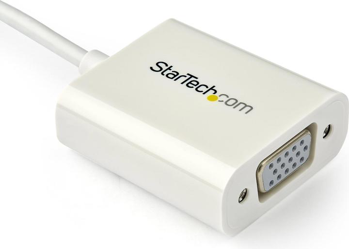 Produktbild StarTech USB-C To VGA Adapter - White (VGA, 1750 cm)