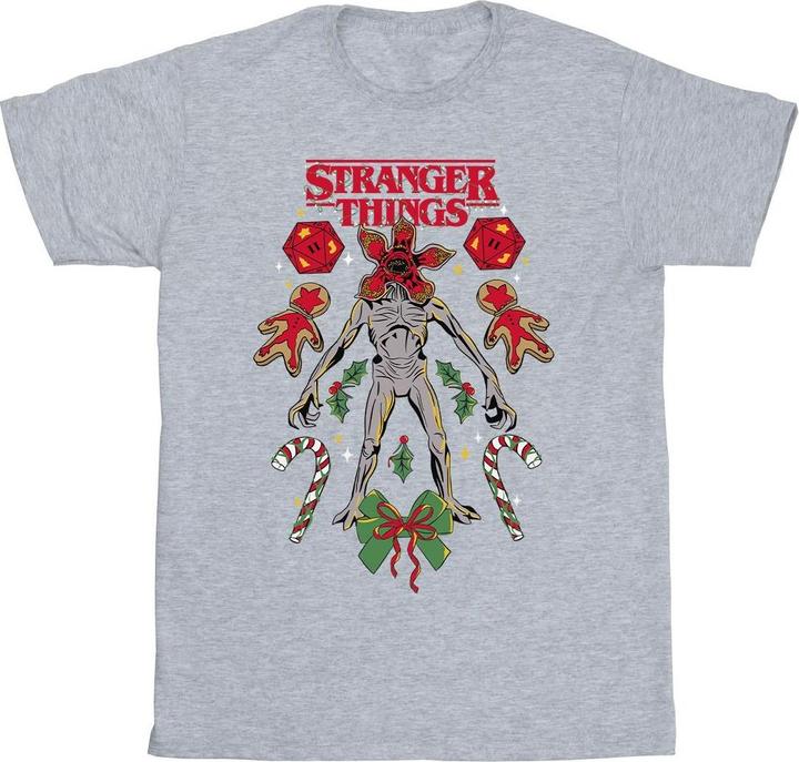 Image du produit Netflix - T-shirt STRANGER THINGS CHRISTMAS DEMOGORGON - Garçon (140, 146)