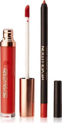 Makeup Revolution Retro Luxe Matte Lip Kit (Regal)
