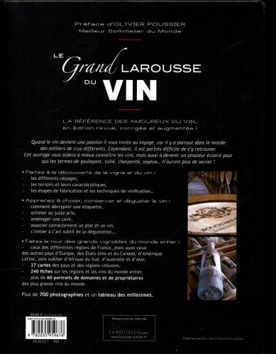 Image du produit Le grand Larousse du vin (Français, Collectif, 2019)