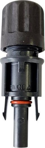 Actual product image Elbro PV coupling plug MC4 6mm² black (Solar cable)